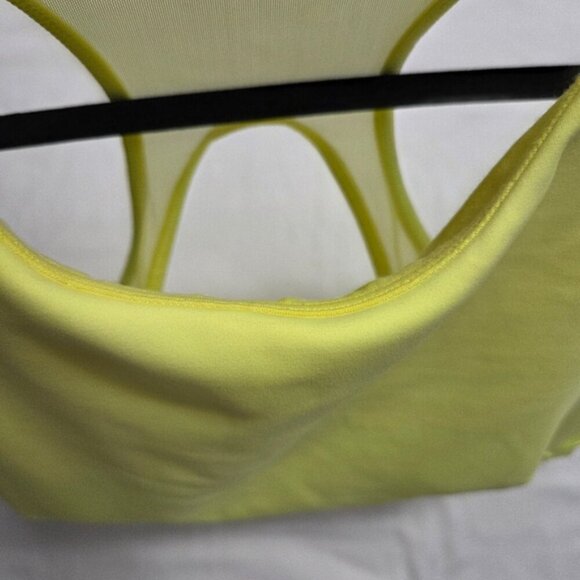 Lululemon Bright Yellow Athletic Crop Top Bra Size 8 - Picture 5 of 8